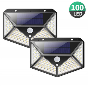 Nhws Chất lượng cao 100LED ngoài trời không thấm nước IP44 3 chế độ <span class=keywords><strong>PIR</strong></span> cảm biến chuyển động năng lượng mặt trời tường ánh sáng cho vườn - Product Image 4