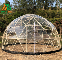 Dning/카페를 위한 옥외 투명한 Glamping 지오데식 이글루 돔 천막