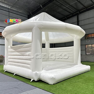 <span class=keywords><strong>Chateau</strong></span> Gonflable White Wedding Jumping Castle Bouncy House Articles de <span class=keywords><strong>location</strong></span> pour événements - Product Image 4