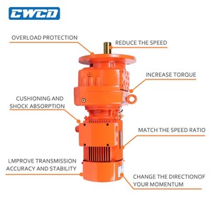 Tùy chỉnh chất lượng cao R loạt giảm tốc xoắn ốc bánh răng động cơ tốc độ giảm hộp số - Product Image 3