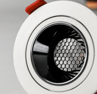 Haute qualité pour le projet 7w réglable COB LED downlight 12w 20w 30w