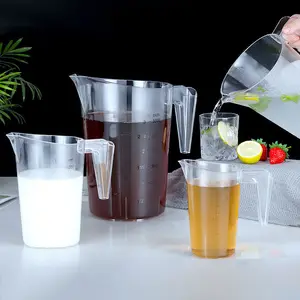 كوب بلاستيكي للاستخدام في المطبخ بتصميم جديد للكوب والشاي والفقاعات مصنوع من البولي بروبلين والبولي كربونات
