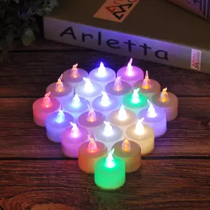 Decorative Led Candles Simulation Candle Birthday Christmas Atmosphere Arrangement Supplies Electronic Led Tea Light Candles