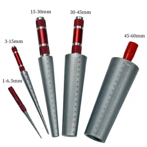 New arrive 1-6.5mm 3-15mm 15-30mm 30-45mm Conical feeler gauge taper cone cylinder gauge for measuring hole size diameter