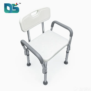Silla de Baño Económica y Cómoda de Aleación de Aluminio <span class=keywords><strong>para</strong></span> <span class=keywords><strong>Personas</strong></span> Mayores o <span class=keywords><strong>con</strong></span> <span class=keywords><strong>Discapacidad</strong></span>, <span class=keywords><strong>con</strong></span> Patas Desmontables Rápidamente y Altura Ajustable <span class=keywords><strong>para</strong></span> Hospital - Product Image 1