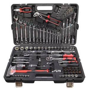 Steeltreks Hardware <b>Tool</b> Sets New Hot Sale Factory Stock Wholesale 142 Pcs Home Auto Repair Portable Hardware Hand <b>Tool</b> Sets - Product Image 6