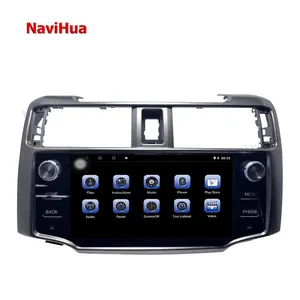 NAVIHUA 터치 스크린 멀티미디어 GPS 네비게이션 헤드 유닛 자동차 DVD 플레이어 안드로이드 자동차 스테레오 라디오 도요타 4 러너 2009