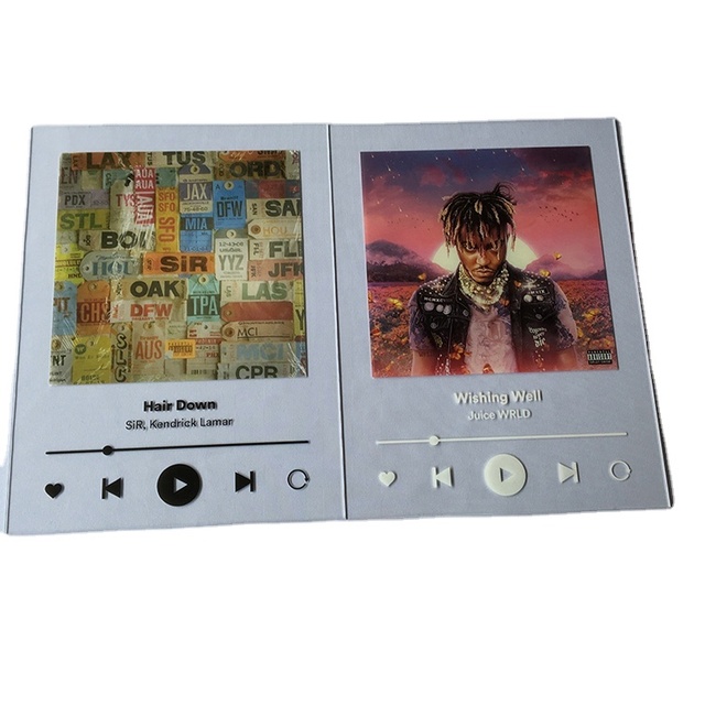 Custom Wholesale Acrylic Music Records Anniversary Song Plaque Custom Gift Acrylic Spotify Plaque