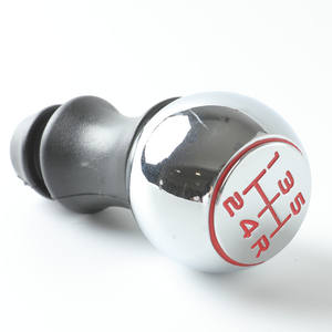 Poignée de levier de vitesses FUXIN en alliage d'aluminium, design ergonomique pour modèles avec logo, lettrage rouge électro-plaqué - Product Image 5