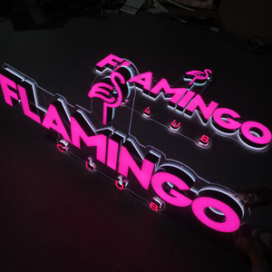 2024 personnalisé Led Channel Letters Outdoor Store Signage 3D Acrylique Logo Signe avec enseigne en acrylique transparent - Product Image 4