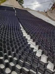 HDPE Geocell Mejor precio Rejillas de suelo de carretera y estacionamiento Malla de grava de entrada de plástico flexible para estacionamiento de grava - Product Image 3