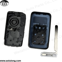 Boîtier de clé intelligente en gros 4/5 + 1 coque de bouton pour clés de véhicule Volvo sans logo