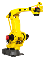 Robot de palettisation Fanuc M-410IC/110 à 4 axes, 110 kg, 2403 mm, avec ventouse pneumatique pour l'empilage de cartons en entrepôt et logistique