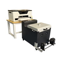 Máquina de Impresión Digital A3 Xp600, Mini Impresora DTF de Transferencia Térmica para Camisetas de 30 cm con Mini Agitador de Polvo