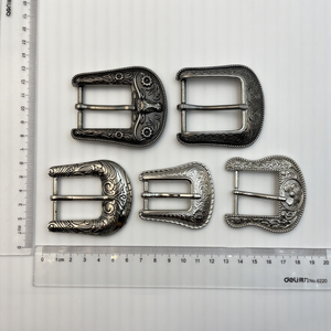 工場卸売カスタム高級ファッションウエスタンベルトバックル高品質ヴィンテージ亜鉛合金ピンバックル男性用 - Product Image 3