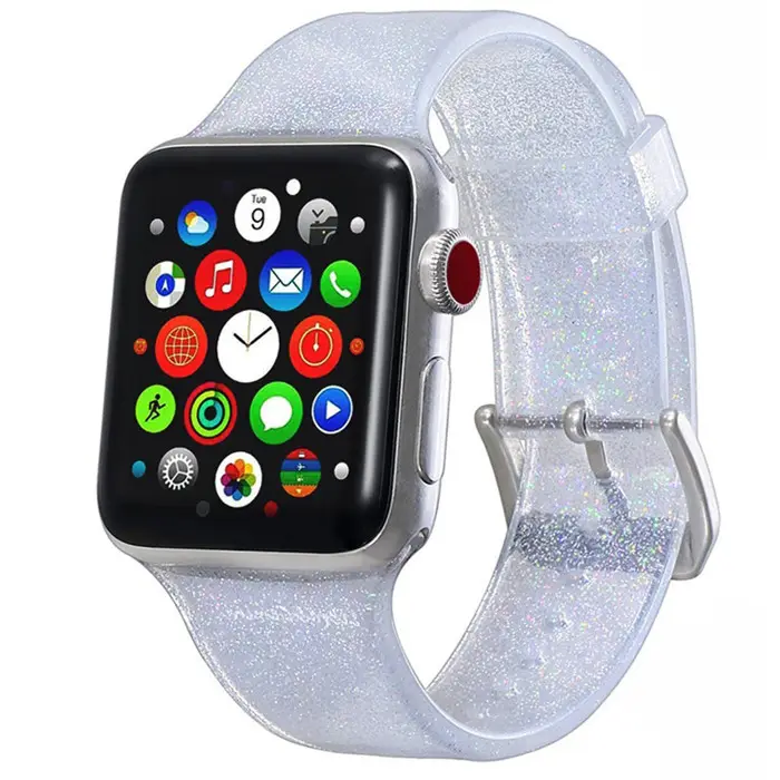 Cinturino per cinturino Apple Watch 40mm 44mm pulseira correa per cinturino iwatch 38mm 42mm bracciale in Silicone Apple Watch series 5 4 3 2