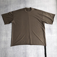 Fabricants de vêtements de style Y2K pur coton col rond cinq points horrible lot de sirop contre la toux T-shirts de détresse des jeunes