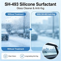 SH-493 Surfactant Polysiloxane Modifié au Polyéther, Agent Humectant et Stabilisateur de Mousse pour Cosmétiques