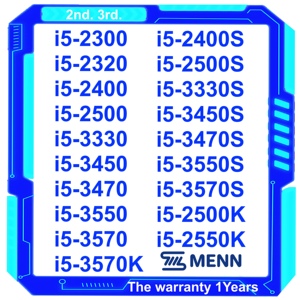 CPU 3rd Gen <span class=keywords><strong>I5</strong></span> 2300 2320 2400 2500 3330 3450 3470 3550 3570 2400S 2500S 3330S 3450S <span class=keywords><strong>3470S</strong></span> 3550S 3570S 2500S 2550K Procesador - Product Image 1