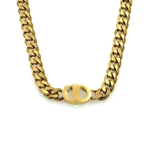 Elegante Cadena Cubana Chapada en Oro de 18k, Collar Grueso, Pendientes y Pulsera de Acero Inoxidable para Mujer/Unisex, Boda, Compromiso - Product Image 4