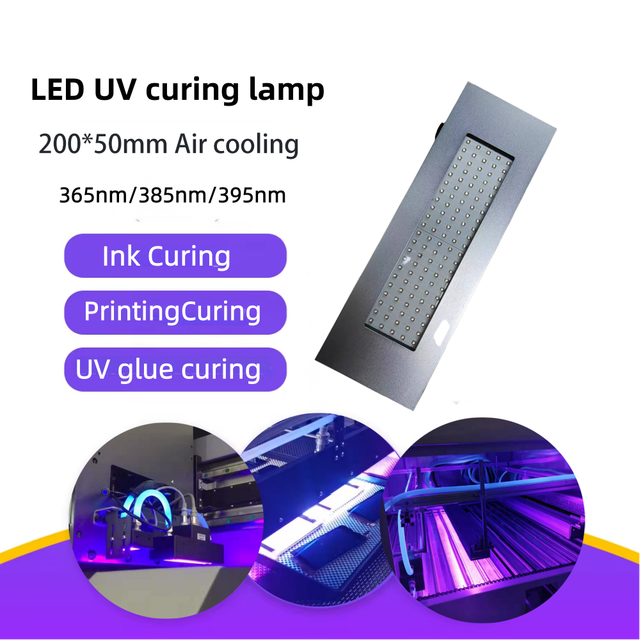 300W High Power Medical UV Led Curing Light 365/395/405nm Portable Aluminum Alloy Lamp for Silk Printing & NDT