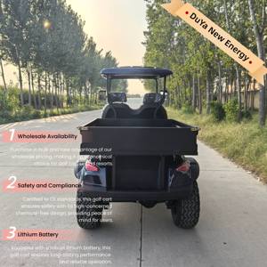 รถกอล์ฟแบตเตอรี่ลิเธียม 72V/48V ระบบกันสะเทือนอิสระ 2 ที่นั่ง ความเร็ว 30-50 กม./ชม. ระยะทาง 90 กม. คอนโทรลเลอร์ Imbor 3528 รับน้ำหนักได้ 510 กก. - Product Image 2