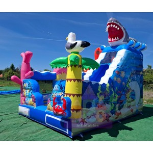 <span class=keywords><strong>Parc</strong></span> de jeux gonflables sur le thème de <span class=keywords><strong>l</strong></span>'océan vibrant avec des créatures marines pour les fêtes de plage et les centres de loisirs aquatiques - Product Image 3