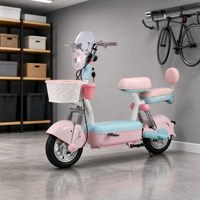 Vélo électrique avec moteur brushless 500W, cadre en acier au carbone 3 vitesses, moyeu arrière électronique pour écran OLED, batterie au plomb-acide