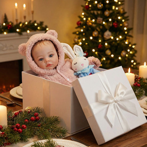 Poupées réalistes en silicone et vinyle YeezWood pour filles, jouets pour bébés, 19 pouces, poupées réalistes en silicone - Product Image 5