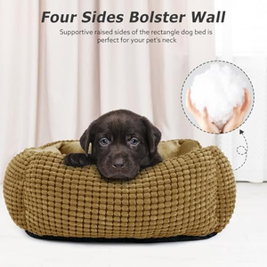 Eco-Friendly Solid Pattern Dog <b>Bed</b> Universal Square <b>Nest</b> for Dogs All Seasons Removable Washable 100% Polyester Fill Made Cloth - Product Image 4