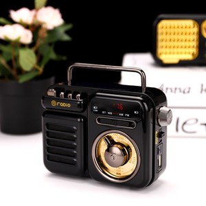 Radio Meteorológica Retro NOAA MEDING MD-096 AM/FM con Pantalla, Linterna Dinamo de 2000mAh, Altavoz MP3 Integrado, Manivela, 5V, Precio de Fábrica - Product Image 4