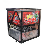 Machine de jeu de basket-ball à monnayeur, modèle classique Street Crazy Hoop, pour 1 ou 2 joueurs, pour centre commercial