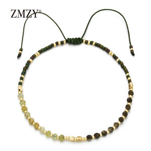 Braccialetto Boho Unico ZMZY con Piccole Pietre Naturali, Semplice Braccialetto dell'Amicizia con Perline - Product Image 3