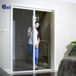 LUCHENG Industrial retractable door Insect Screen for door