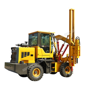 เครื่องตอกเสาเข็มรั้วทางหลวง เครื่องตอกเสาเข็มงานพื้นดิน เครื่องตอกเสาเข็มแบบใช้แรงกระแทก - Product Image 2