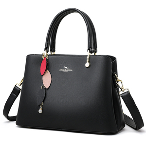 2025 New Fashion Women's <b>Tassel</b> Design Crossbody <b>Handbag</b> Single Shoulder Open Closure Solid Color Vintage Two PU Polyester Lady - Product Image 2