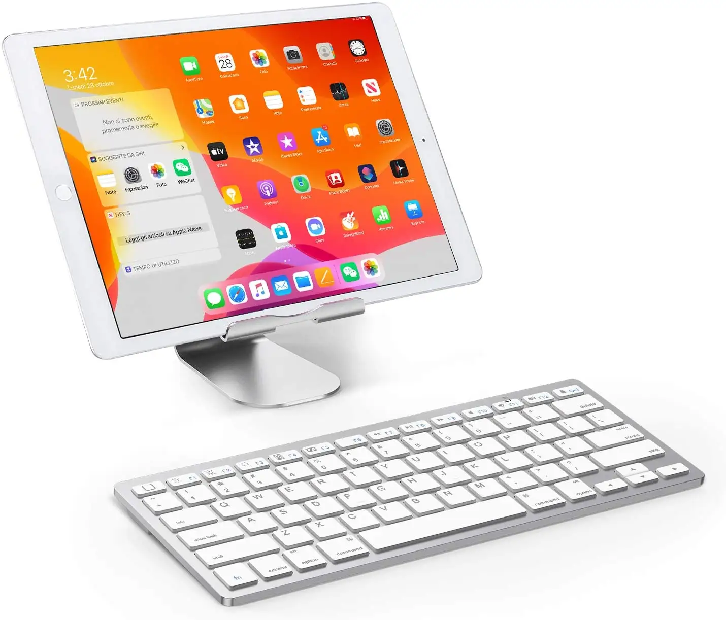 Ultra ince bluetooth Tablet klavye fare kombinasyonları MAC IOS WINDOWS
