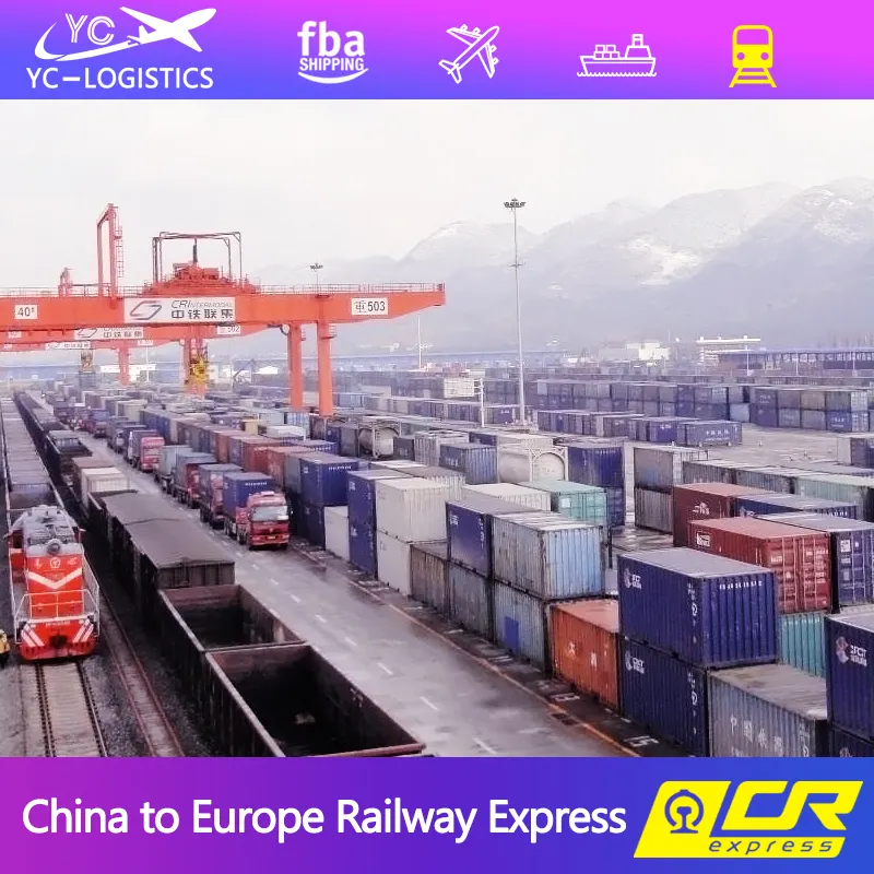 전문 물류 배송 서비스 빠른 철도 DDP 기차 중국에서 네덜란드