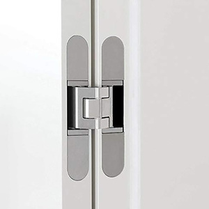 <span class=keywords><strong>Charnière</strong></span> de <span class=keywords><strong>porte</strong></span> <span class=keywords><strong>invisible</strong></span> moderne à 180 degrés en alliage de zinc noir pour <span class=keywords><strong>porte</strong></span> en bois/acier avec design 3D réglable – Accessoires de <span class=keywords><strong>porte</strong></span> - Product Image 4