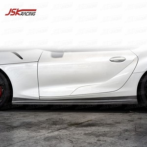 Jupes latérales en fibre de carbone de style design 3D pour Toyo <span class=keywords><strong>Supra</strong></span> A90 de 2019 à 2020 - Product Image 2