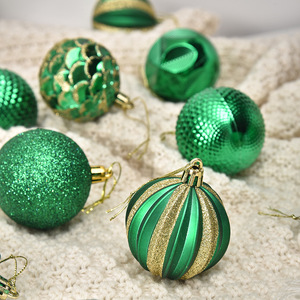 Set of 12 Shatterproof 6cm Christmas Tree <strong>Baubles</strong> Decorative Hanging Balls Wedding Party Holiday Home Decorations Packaged Box - Product Image 1
