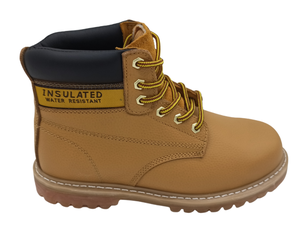JDS-Botas DE SEGURIDAD DE CUERO genuino Goodyear Welt Rubber para hombre, botas elegantes, botas impermeables de invierno para hombre - Product Image 4