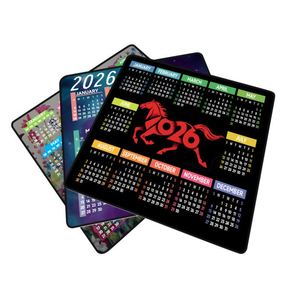 CustomCustom Eco-Friendly Rubber Mouse Pad <b>Calendar</b> with Logo Printing for Welcome Gifts and Promotional Use - Product Image 2