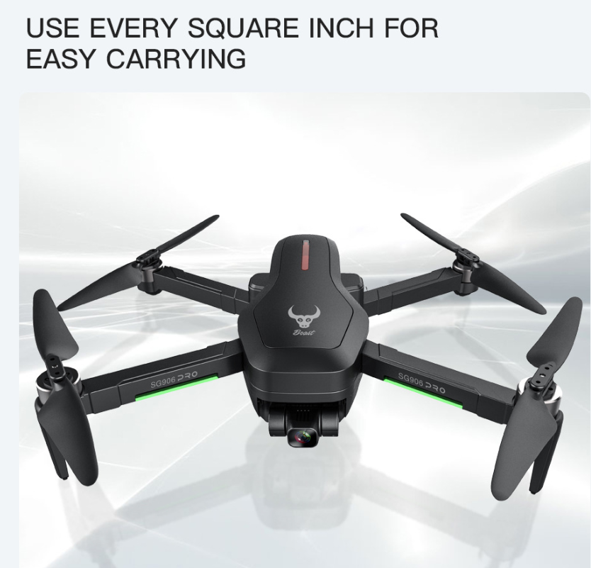 Drone SG906 Pro GPS Avec Double Caméra 4K – Moteurs Brushless – Occasion Comme Neuf