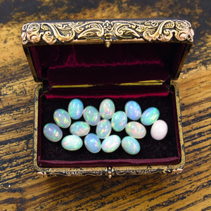Cabujón de forma redonda de Topacio azul cielo Natural hecho a mano, piedra suelta de piedras preciosas para fabricación de joyas y accesorios de hallazgos - Product Image 4