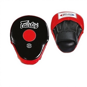 Meilleure Qualité SFS-FP-010 pour Focus Mitts en Cuir Véritable, Protection Ultime Contournée pour l'Entraînement de Boxe, Kickboxing, Muay Thai - Product Image 2