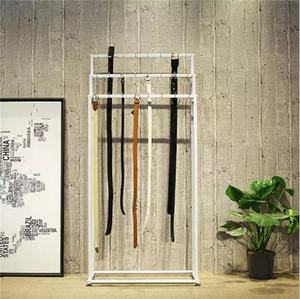 Espositore da Terra in Metallo per Negozio di <span class=keywords><strong>Abbigliamento</strong></span> Boutique, per Cinture in Vera Pelle da <span class=keywords><strong>Uomo</strong></span>, Cravatte in Seta, Accessori e Ganci Appendiabiti - Product Image 3