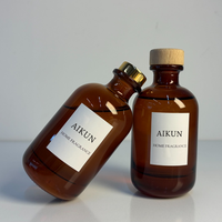 Diffuseur de parfum en bâtonnets aux huiles essentielles végétales naturelles, sans alcool, écologique et sûr, coffret cadeau de la marque AIKUN