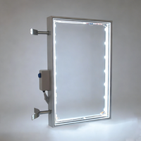 Boîte lumineuse publicitaire solaire à énergie solaire 24 heures sur 24, film PVC personnalisé, film tissu, double face, éclairée, solaire pour magasin, indice de protection IP65