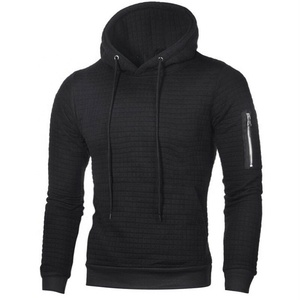Plus size plain casual men hoodie high quality hoodies custom embroidery logo - Product Image 3